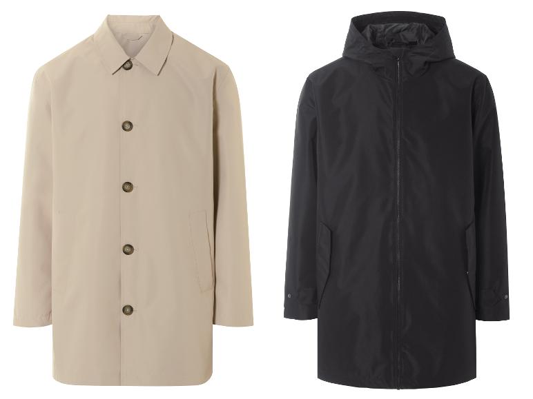 LIVERGY® Herren Trenchcoat, mit Gehschlitz