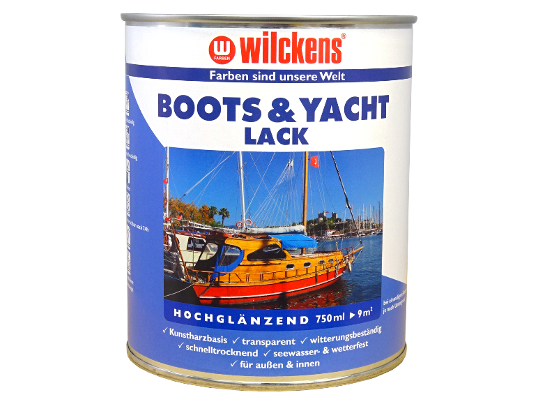 WILCKENS Boots- & Yachtlack hochglänzend, 750 ml