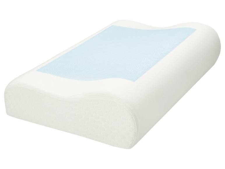 LIVARNO® Nackenstützkissen mit Geleinlage, 48 x 30 x 11 cm