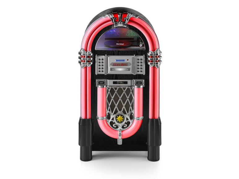 KARCHER Jukebox »JB 6608D« mit Plattenspieler, CD Player, Bluetooth, UKW / DAB+ Radio & USB / SD-Karte