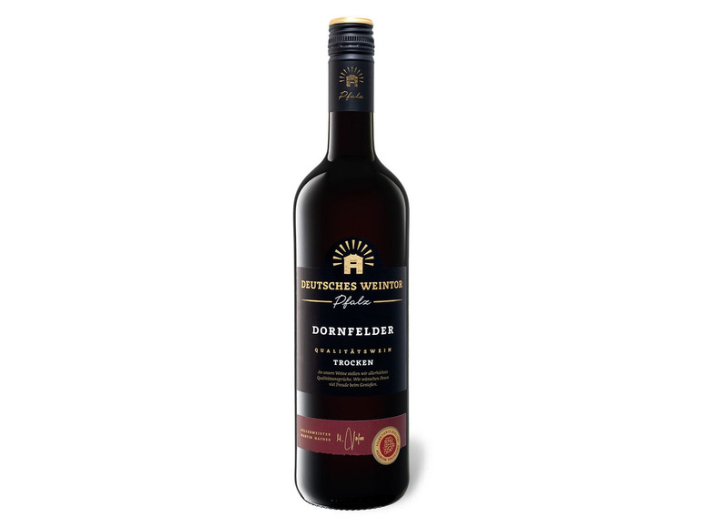DEUTSCHES WEINTOR Dornfelder QbA trocken, Rotwein 2024