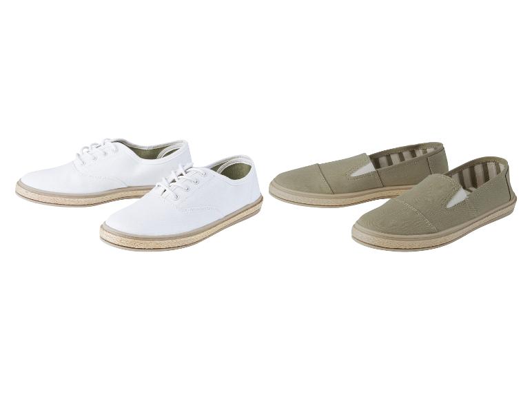 ESMARA® Damen Freizeitschuhe, Obermaterial aus reiner Baumwolle