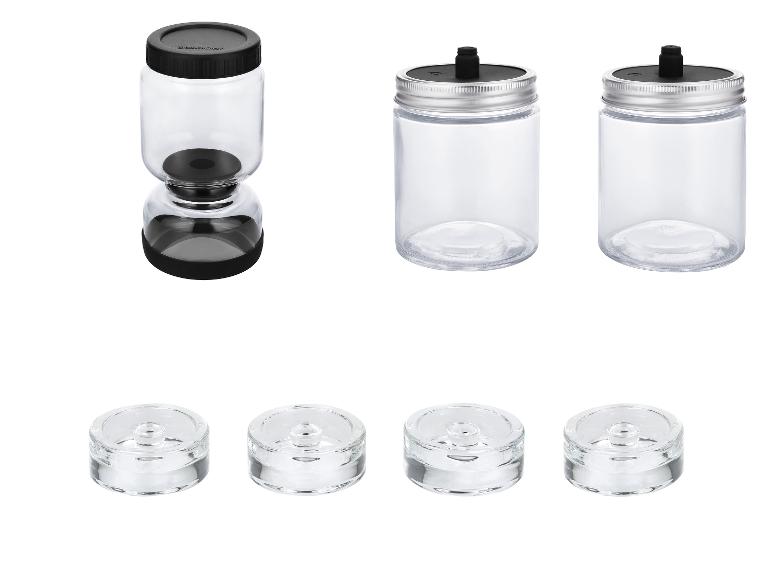 SILVERCREST® Flip-Einmachglas / Fermentationsgläser / Glasgewichte