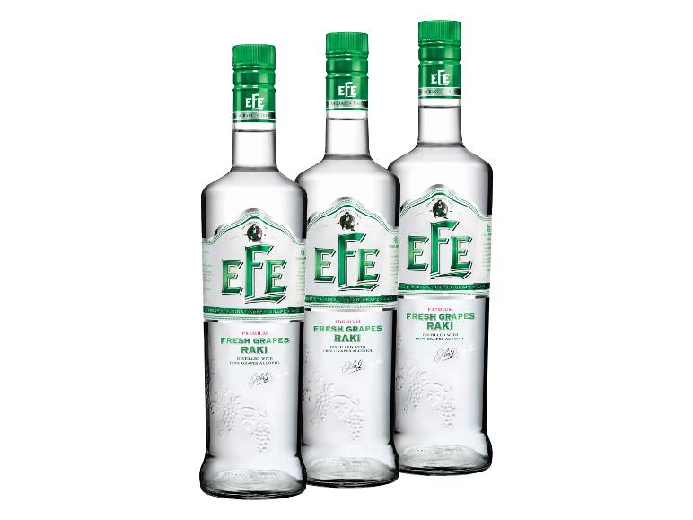EFE 3 x 0,7-l-Flasche Raki Fresh Grapes 45% Vol
