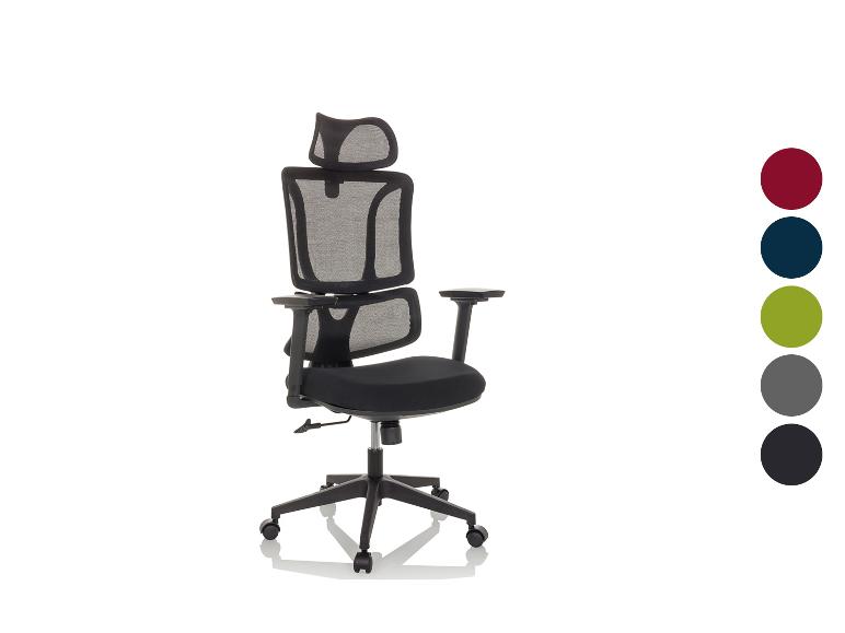 MYBUERO Bürostuhl / Drehstuhl ERGOMY Sitz Stoff / Rücken Netzstoff