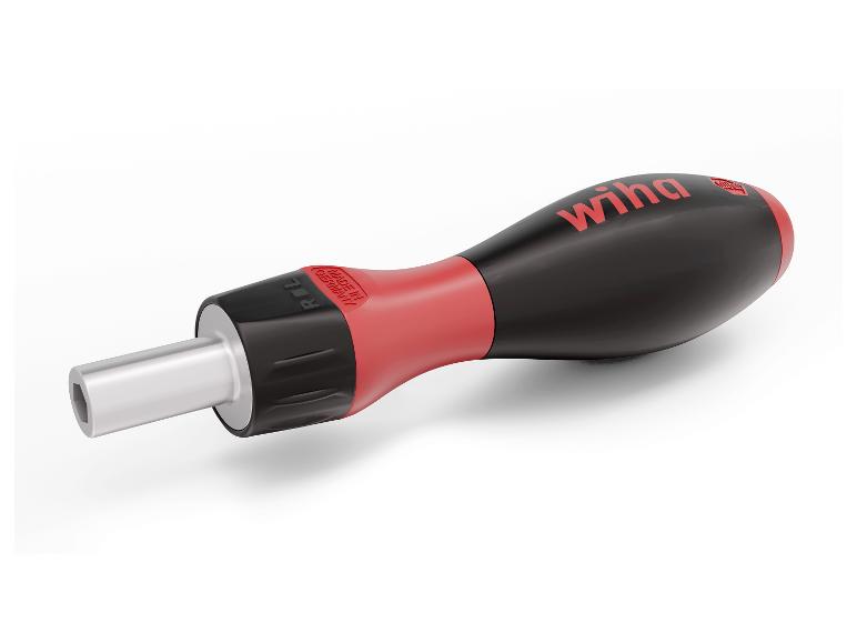 WIHA Schraubendreher mit Bithalter SoftFinish® mit Ratschenfunktion