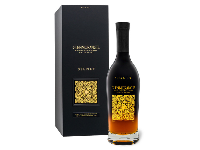 GLENMORANGIE Signet Highland Single Malt Scotch Whisky mit Geschenkbox 46% Vol