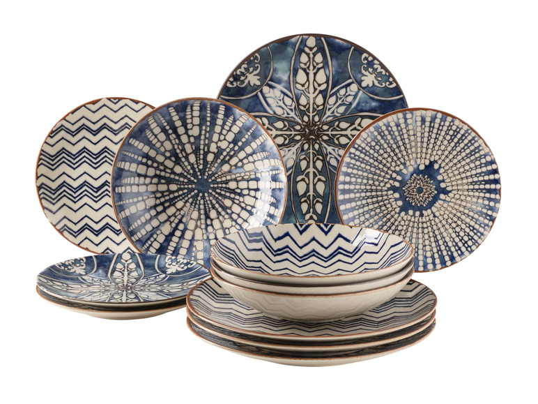 MÄSER Teller-Set »Iberico Blue«, 12-teilig