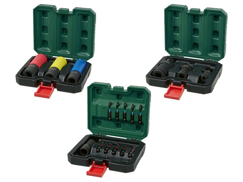 PARKSIDE® Schlagnuss-Satz / Schlagschrauber-Adapter / Kraft-Kugelgelenk-Satz
