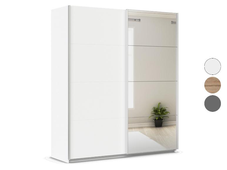RAUCH ORANGE Quadra Schwebetürenschrank mit Spiegelelementen