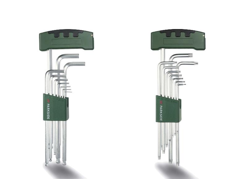 PARKSIDE® Kugelkopf Stiftschlüsselsatz / Stiftschlüsselsatz TX