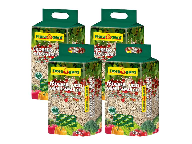 DOBAR Erdbeer- und Gemüsemulch, 80 l