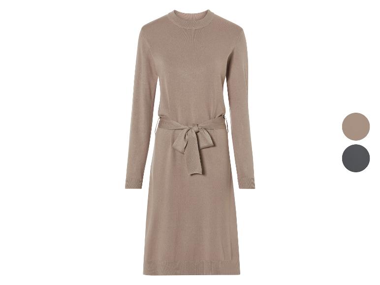ESMARA® Damen Strickkleid, mit Seitenschlitzen