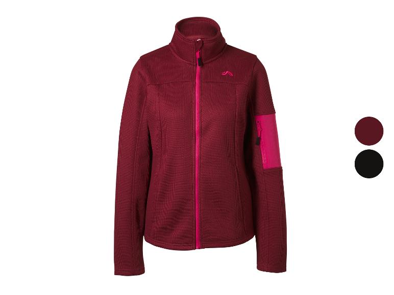 CRIVIT Damen Strickfleecejacke
