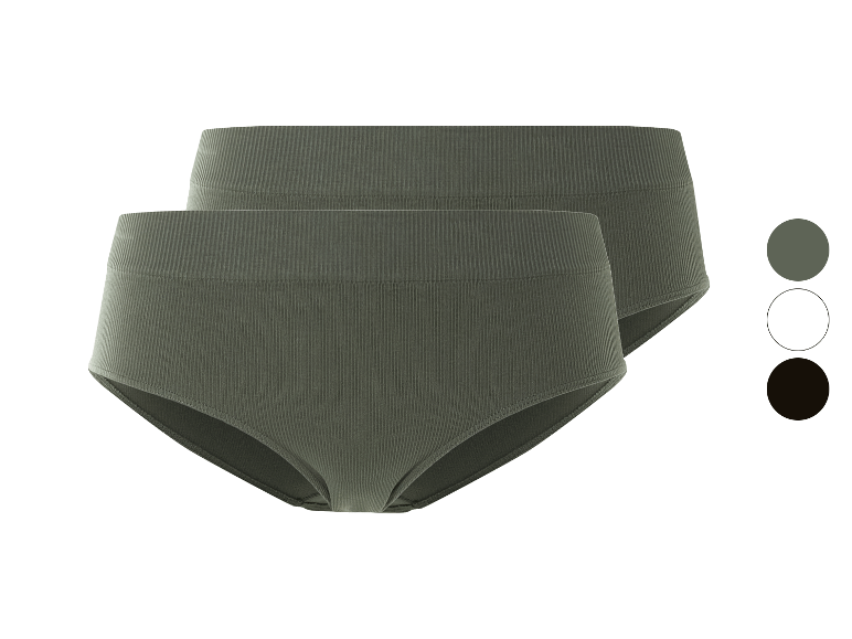 ESMARA® Damen Hipster, 2 Stück, seamless