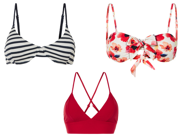 ESMARA® Damen Bikini-Oberteil mit verstellbaren Trägern