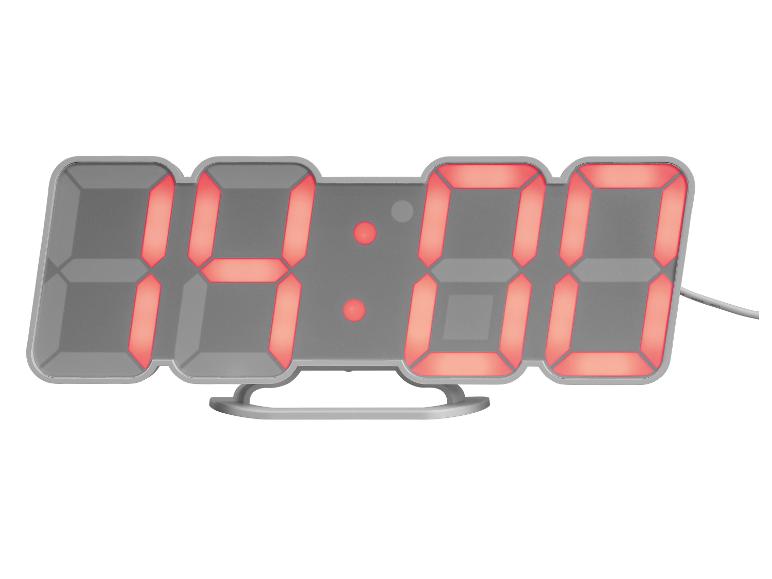 LIVARNO® LED-Wand- und Tischuhr