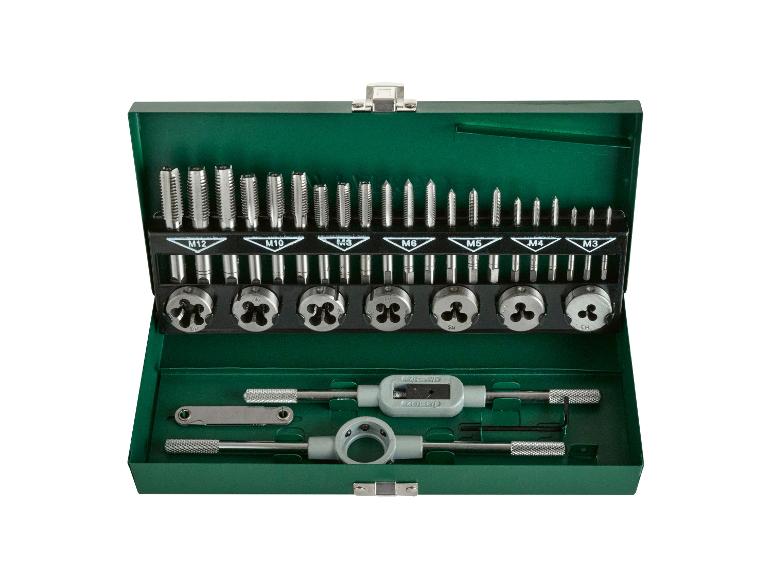PARKSIDE® Gewindebohrer-/ Schneideisen-Set, 32-teilig