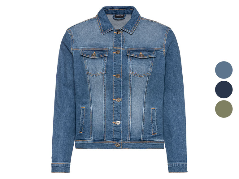 ESMARA® Damen Jeansjacke, leicht tailliert geschnitten