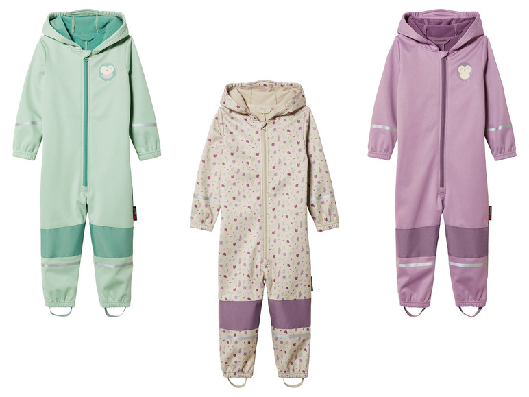 LUPILU® Baby Kleinkinder Matsch- und Buddel-Overall Softshell, gefüttert