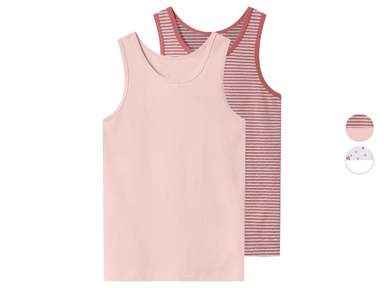 LUPILU® Mädchen Unterhemden, 2 Stück