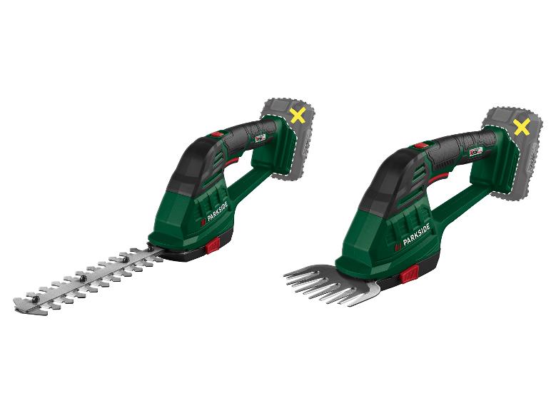 PARKSIDE® 20 V / Akku-Gras- und Strauchschere »PAGS 20-Li A1«, ohne Akku und Ladegerät