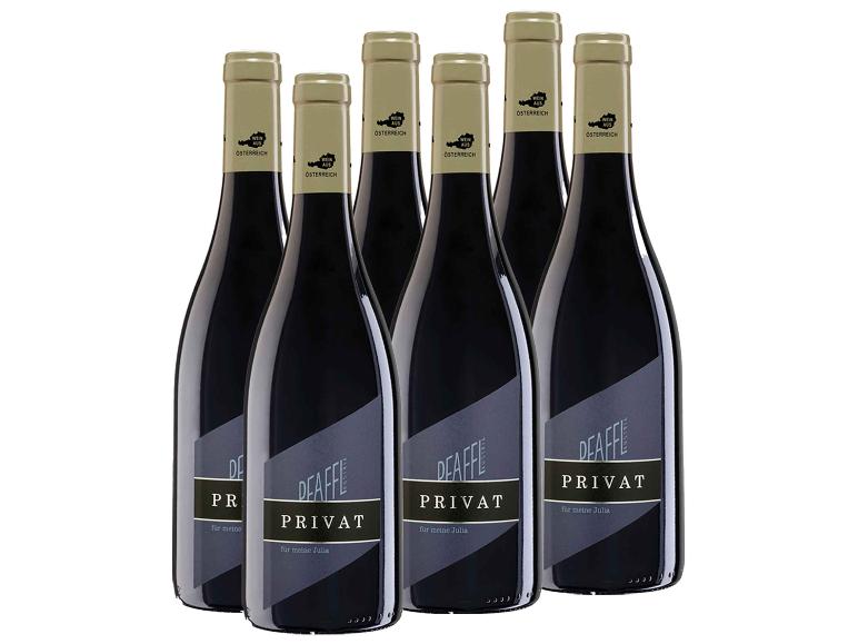 6 x 0,75-l-Flasche Weinpaket Pfaffl PRIVAT Cuvée Niederösterreich trocken, Rotwein