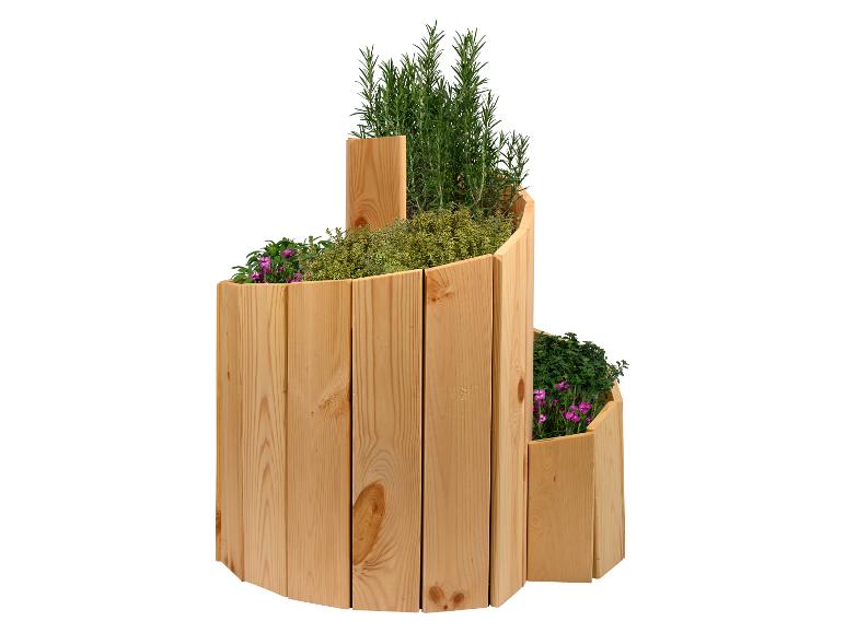 DOBAR Kräuterspirale Massivholz, Bausatz