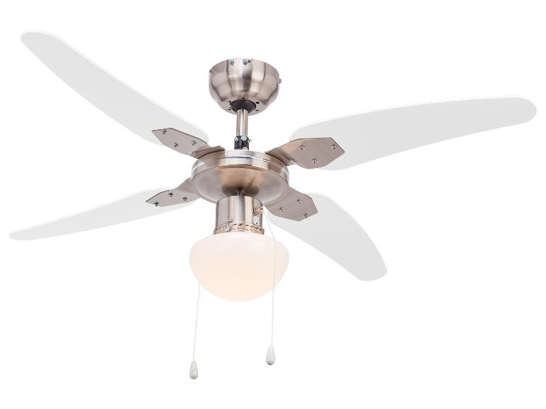 LIVARNO® Deckenventilator mit LED-Leuchte