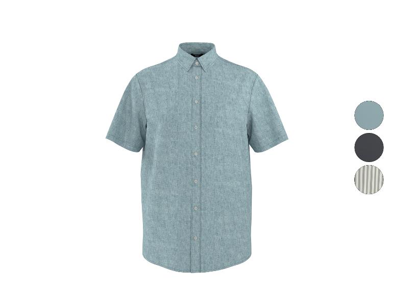 ESMARA MEN Herren Hemd mit Leinen