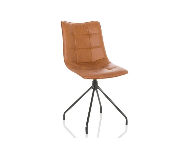HJH OFFICE Besucherstuhl / Dining Stuhl TARVISO PU Braun