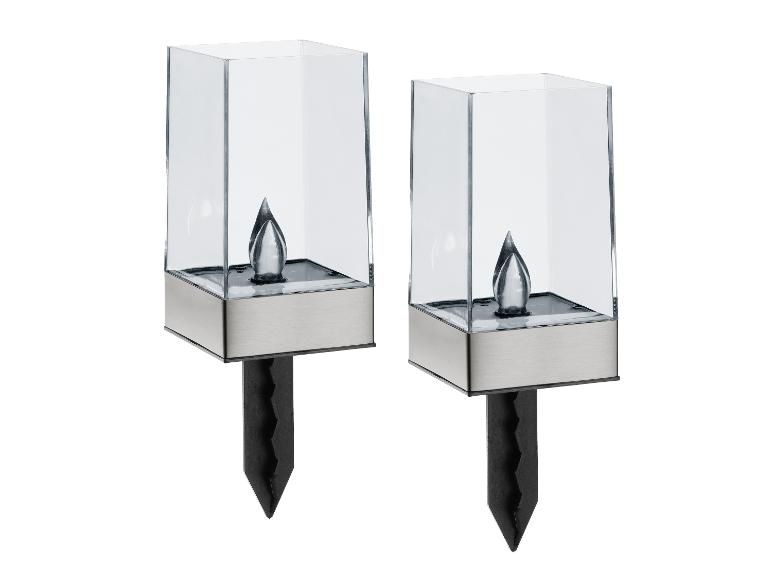 LIVARNO HOME Fackel Solar EDS - 2er-Set