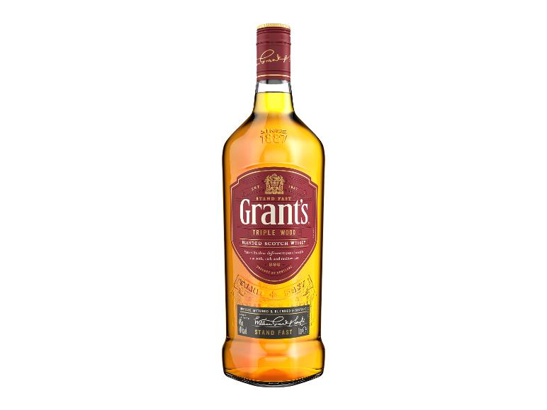 GRANT'S Triple Wood Blended Scotch Whisky 1-Liter 40% Vol
