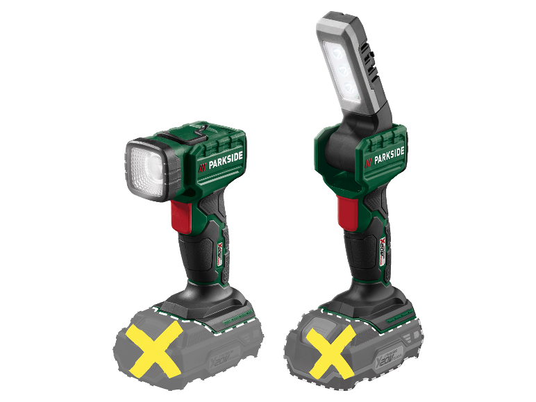 PARKSIDE® 20V Akku-LED-Handlampe »PLHLA 20 Li A1« / 20V Akku-LED-Handlampe »PLHLA 20-Li C1« (ohne Akku und Ladegerät)