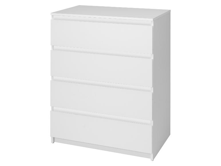 LIVARNO® Kommode 4 Schubladen Genf mit Wechselblende