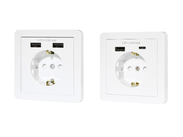 TRONIC® USB-Steckdose, aus robustem Kunststoff