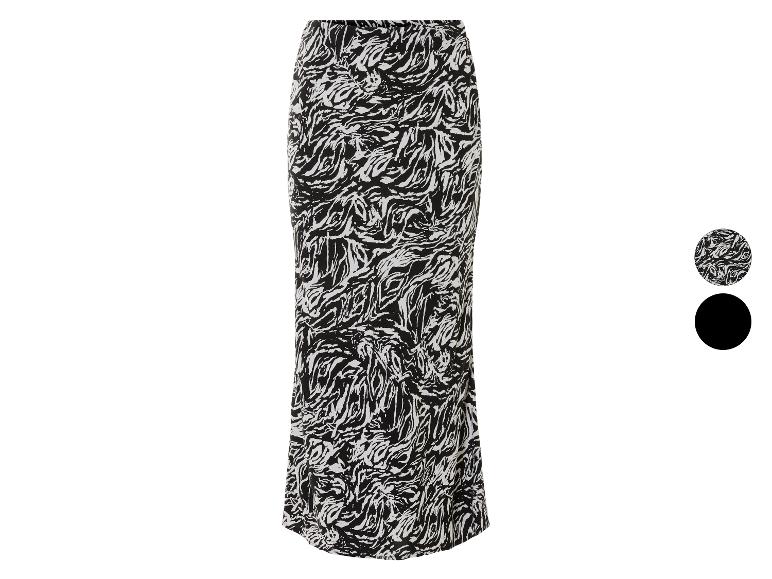 ESMARA® Damen Midi-Rock, mit elastischem Gummizugbund