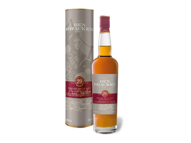BEN BRACKEN Speyside Single Malt Scotch Whisky 29 Jahre 40% Vol