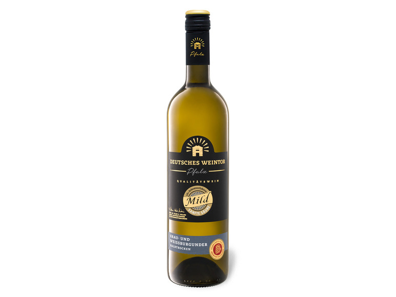 DEUTSCHES WEINTOR EDITION MILD Grau- und Weißburgunder QbA halbtrocken, Weißwein 2024