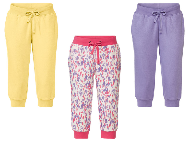 ESMARA® Damen Caprihose, normale Leibhöhe, mit Baumwolle