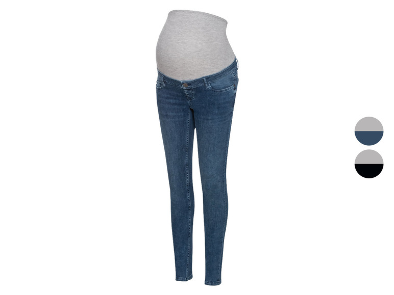 ESMARA® Damen-Umstandsjeans, Super Skinny Fit, mit niedriger Leibhöhe