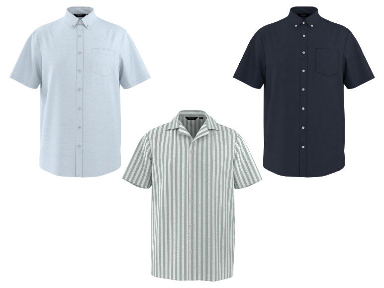 ESMARA MEN Herren Freizeithemd mit Leinen
