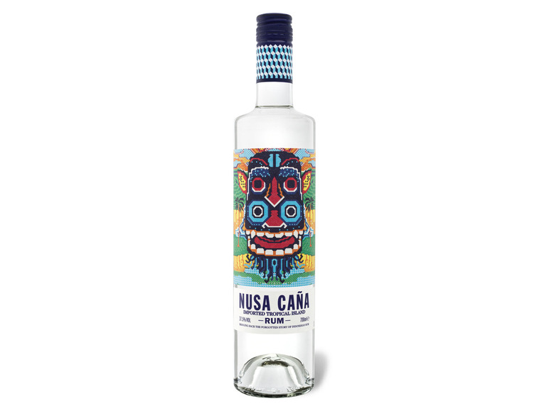 NUSA CAÑA Imported Tropical Island White Rum 37,5% Vol