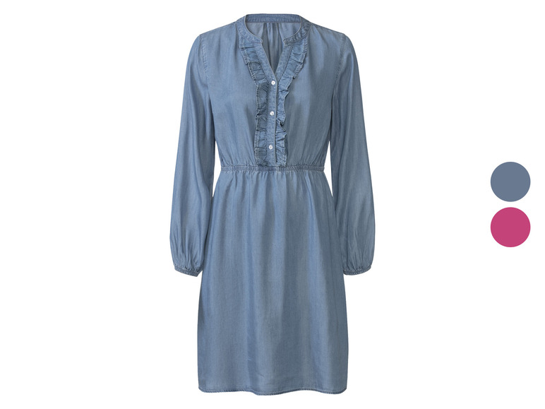ESMARA® Damen Kleid mit Tunikakragen