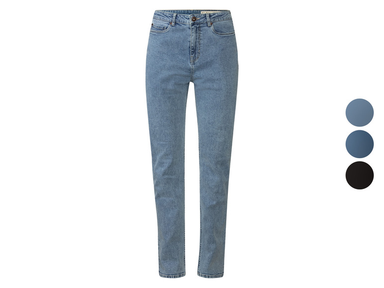 ESMARA® Damen Jeans, Straight Fit, normale Leibhöhe