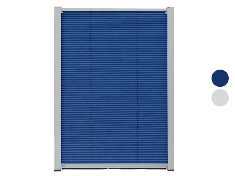 LIVARNO HOME Thermo Plissee Teleskop für Velux-Dachfenster 49,4 x 75-118 cm
