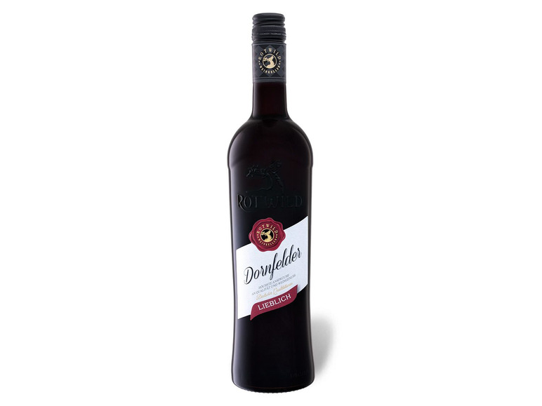 ROTWILD Dornfelder Pfalz QbA lieblich, Rotwein 2023
