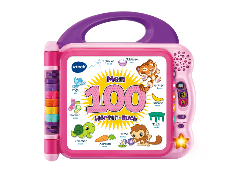 VTECH Mein 100-Wörter-Buch pink