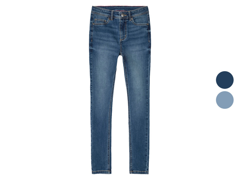 PEPPERTS!® Kinder Mädchen Jeans, Super Skinny Fit, mit hoher Leibhöhe