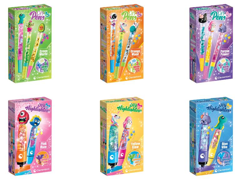 CLEMENTONI Malset »Tropical Green World / Monster Orange Mood / Fantasy-Purple Power / Crazy Summer / Sweet Pets / Trendy Animals«